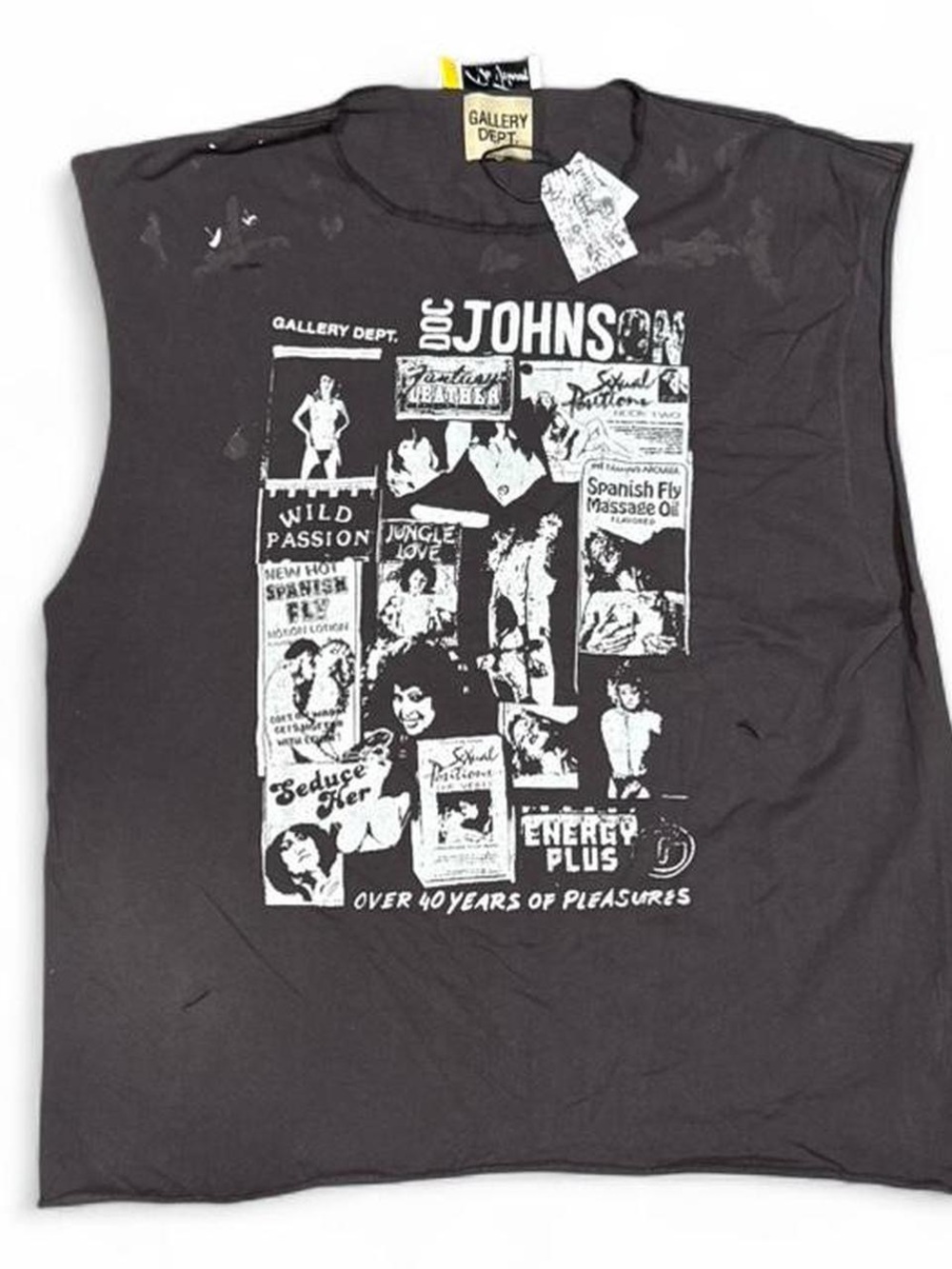 Gallery Dept Doc Johnson Distressed Cut Off Tee